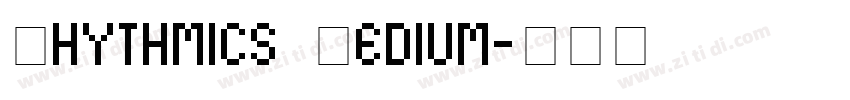 Rhythmics Medium字体转换
